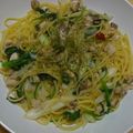 mmasato's cooksnap of when they made パクチーと白身魚のパスタ.