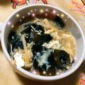 いずぅとゆーま's cooksnap of when they made えのきとわかめの卵入り味噌汁♪.