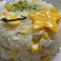 ペコポコBOX's cooksnap of when they made スイートコーンライスで未知との遭遇弁当★.