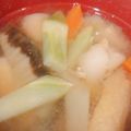 クックS5N2AF☆'s cooksnap of when they made 里芋とオクラのお味噌汁.