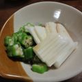 まろんぴ's cooksnap of when they made 長芋とオクラの酢のもの.