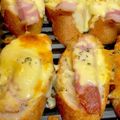 やよい・M's cooksnap of when they made ベーコン&チーズのバジルバゲット.