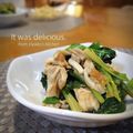inyako's cooksnap of when they made ♪ほうれん草とささみの梅おひたし.