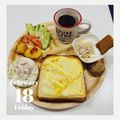 choco831's cooksnap of when they made カレーマヨチーズトースト.