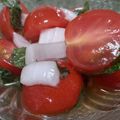 ヨッシーだなも's cooksnap of when they made 新玉ねぎとミニトマトの大葉レモンマリネ.