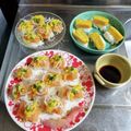 ebipeco's cooksnap of when they made サーモン握り　オニオンスライス添え.