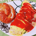 うーさき's cooksnap of when they made ほうれん草ときのこのオムレツ.