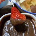 ＊るぃず＊'s cooksnap of when they made 板チョコ＆牛乳で簡単☆チョコフォンデュ.
