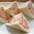 オレンジライム's cooksnap of when they made フルーツサンド イチゴ.