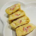 ♪ひつじ's cooksnap of when they made 簡単アレンジ卵焼き☆カニカマだし巻き.