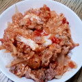 ポニーリボン's cooksnap of when they made トマトとチーズのとろとろ卵イタリアン豚丼.
