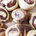クックQ6E2BB☆'s cooksnap of when they made 簡単チョコシートの折り込みパン★編みパン.