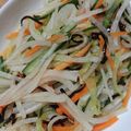 ナーちゃん's cooksnap of when they made 塩昆布と大根、人参、きゅうりのピリ辛和え.
