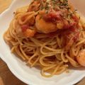 ずーぴん's cooksnap of when they made 濃厚海老クリームパスタ＠残った海老の殻で.