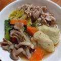 yumelon88's cooksnap of when they made おから入り★すいとん♪.