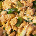 ちゃぎー's cooksnap of when they made ねぎと油揚げを、半熟の卵がとじる。.