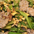 ポンポリン's cooksnap of when they made 小松菜と卵の豚肉炒め (糖質オフ).