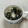 ほか弁ママ's cooksnap of when they made ごま油香る♡簡単ワカメの中華スープ.