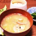 ☆のっこ★'s cooksnap of when they made ベビーホタテ(ホタテ稚貝)のお味噌汁.
