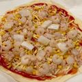 ☆iwack☆'s cooksnap of when they made 手捏ね生地！ツナとコーンのクリスピーピザ.
