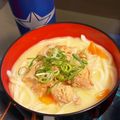 クックDJ8SC6☆'s cooksnap of when they made 温まるぅ〜白味噌deうどん.