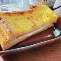 yuki★haru's cooksnap of when they made 甘くない＊ハム＆チーズのフレンチトースト.