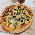 もこもこTomo's cooksnap of when they made ちぢみほうれん草とベーコンのキッシュ.