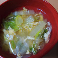 みょんとも2's cooksnap of when they made ♪白菜と葱の卵スープ♪.