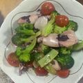 プリズンブレイク's cooksnap of when they made イカとブロッコリーのペペロンチーノ炒め.