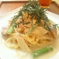 ウラリエ's cooksnap of when they made 白味噌ソースのパスタ.