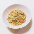 まあまま☆0403's cooksnap of when they made 昔懐かしいネギとじゃこの焼き飯.