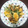 クック8KN99G☆'s cooksnap of when they made 舞茸と卵のバター炒め.