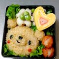 ☆ありか358☆'s cooksnap of when they made くまちゃん♡キャラ弁♡.