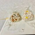 komutatata's cooksnap of when they made ザーサイとゴマのおにぎり.