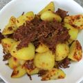 ぐーたら子☆'s cooksnap of when they made カリホク♡じゃがいもと挽肉のカレー炒め.