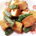 さつき⭐ママ's cooksnap of when they made 簡単♡厚揚げとオクラでスイチリマヨ.