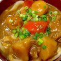 あい♪らんど's cooksnap of when they made 残りカレーで【白だし香るカレーうどん】.
