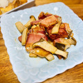 ねっちゃんっ's cooksnap of when they made エリンギと厚切りベーコンのバター醤油炒め.