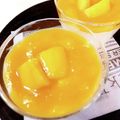 さつき⭐ママ's cooksnap of when they made パンナコッタwithマンゴーソース♪.