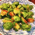 ☆なおみんみ☆'s cooksnap of when they made 超簡単★芽キャベツだけ☆焼くだけ.