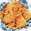 在宅勤務のおじさん's cooksnap of when they made レンジだけでフライを南蛮漬けにリメイク.