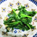 コロタイママ's cooksnap of when they made 美味★カブの葉のアーリオ・オーリオ.