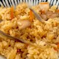 しぃの台所's cooksnap of when they made 炊き込みご飯 鶏肉ごぼう人参ひじき.
