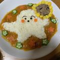 ほわりばちゃん's cooksnap of when they made 材料3つ！シナぷしゅプレート♡キャラ弁も.