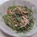 きらり流れ星's cooksnap of when they made 茎わかめ＆カニ風味かまぼこの梅マヨサラダ.