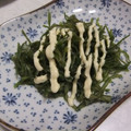 きらり流れ星's cooksnap of when they made 茎ワカメマヨ.