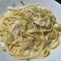 あー汰む's cooksnap of when they made チーズなし☆牛乳☆たっぷりカルボナーラ♪.