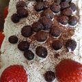 カクヨ's cooksnap of when they made ✿苺ロールケーキ✿.
