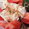 akiyuママ's cooksnap of when they made 簡単！さっぱり！水菜と豆腐のサラダ.