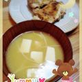 海理ママ's cooksnap of when they made キャベツとえのきと豆腐のお味噌汁*･.